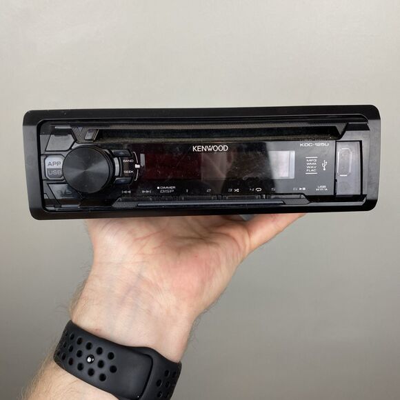 Kenwood KDC-125u CD Receiver usb aux inputs mp3 untested as is - Picture 1 of 9